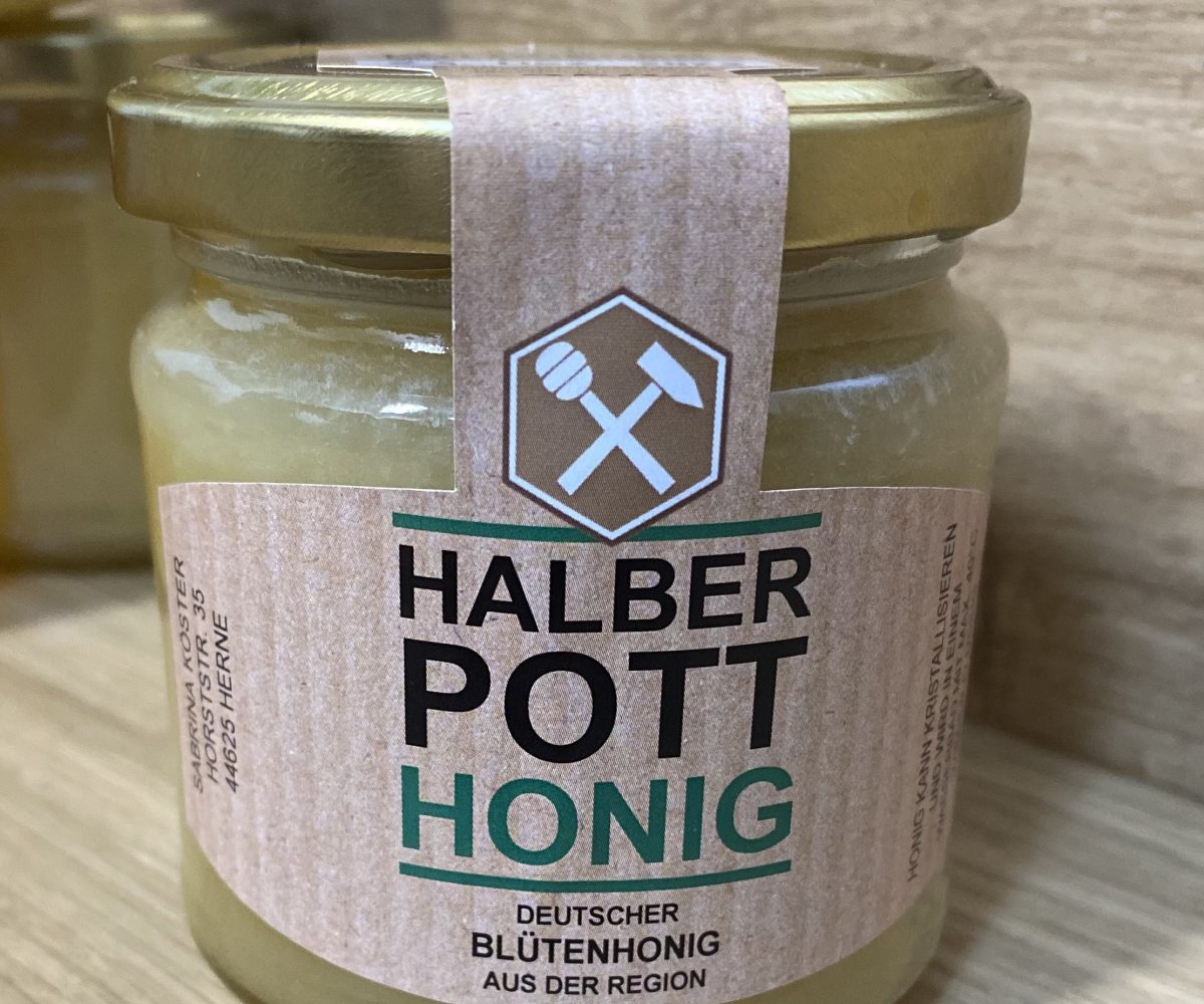 Imkerei Pottbienen Castrop Rauxel - Pott mit Honig