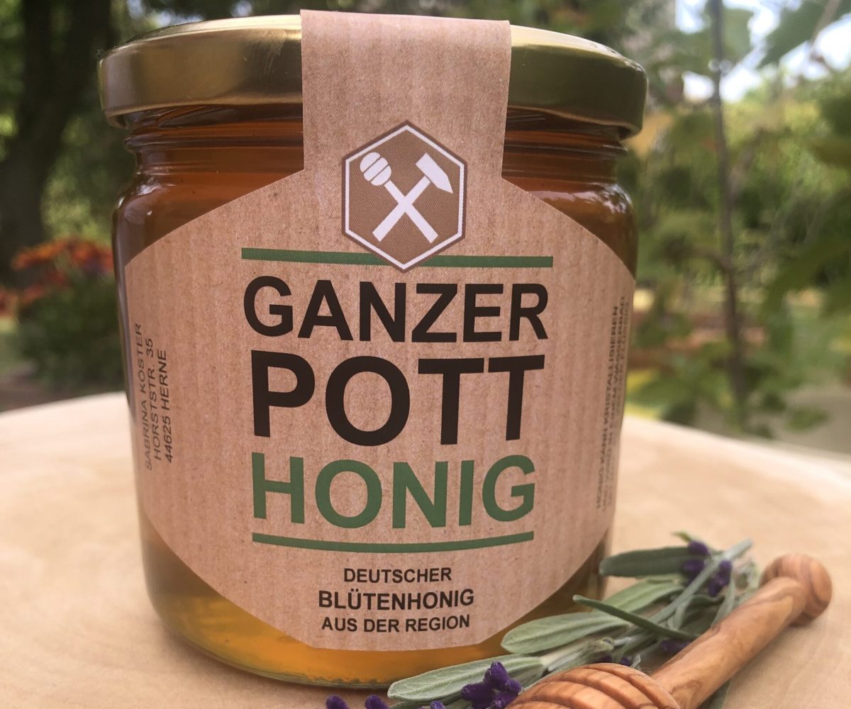 Pottbienen Castrop Rauxel - Pott mit Honig